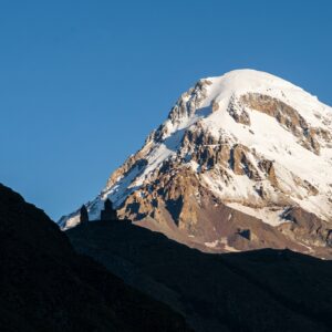 Mount Kazbegi and Gergeti Trinity Church