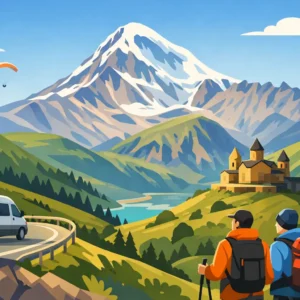 Kazbegi Tour From Tbilisi for a Big Mountain Day