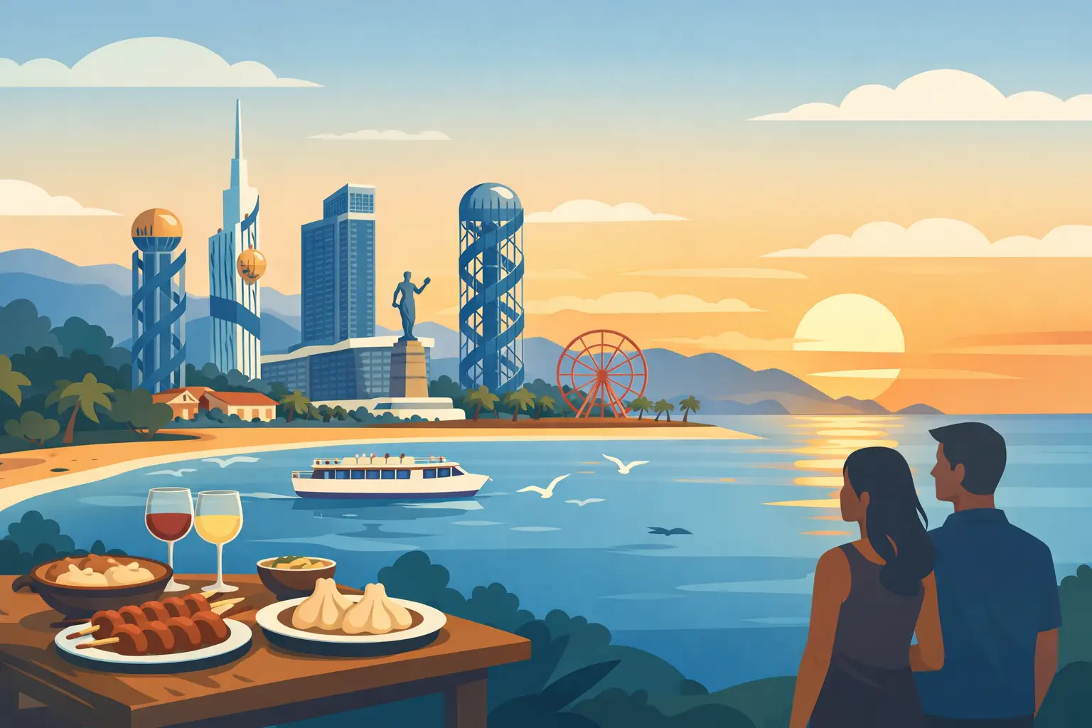 Batumi Black Sea Tours for Coast, Food and Culture