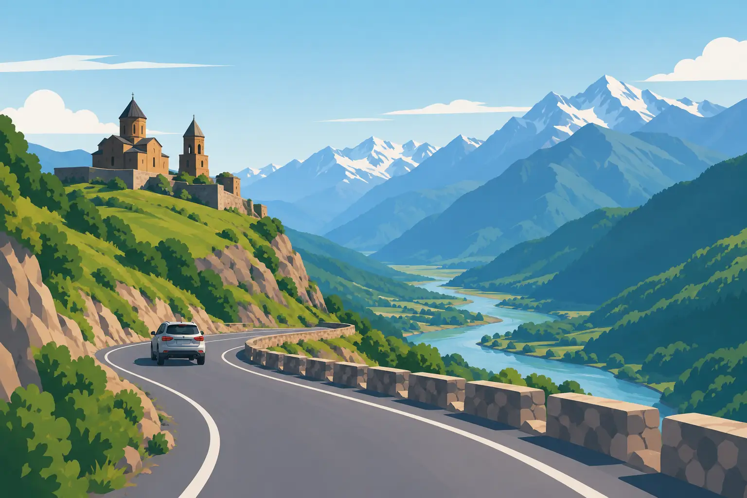 10 Scenic Georgian Military Highway Stops