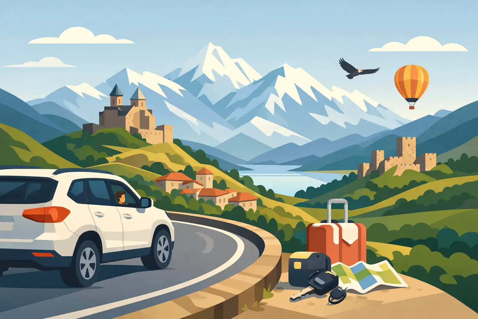 Georgia Car Rental: Drive the Caucasus Your Way