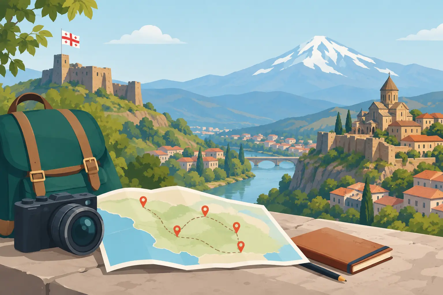 Georgia Itinerary Planner for 7 to 14 Days